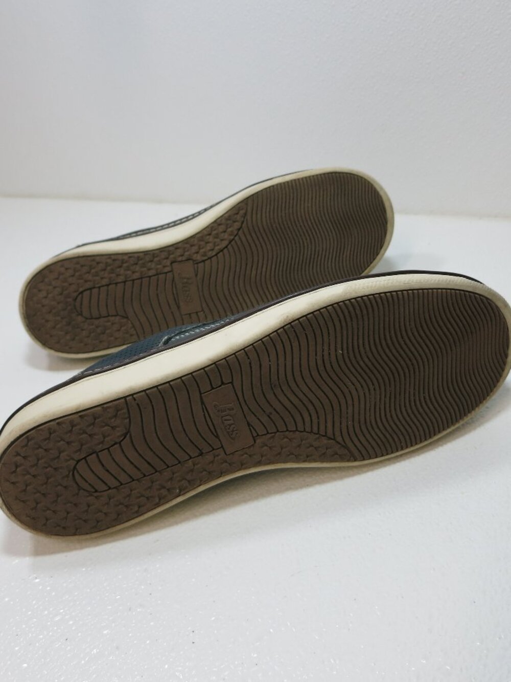 Bass Pasadena Suede Leather Rubber Sole Comfort Dress Oxfords Men's Footwear 9.5 - Picture 3 of 7